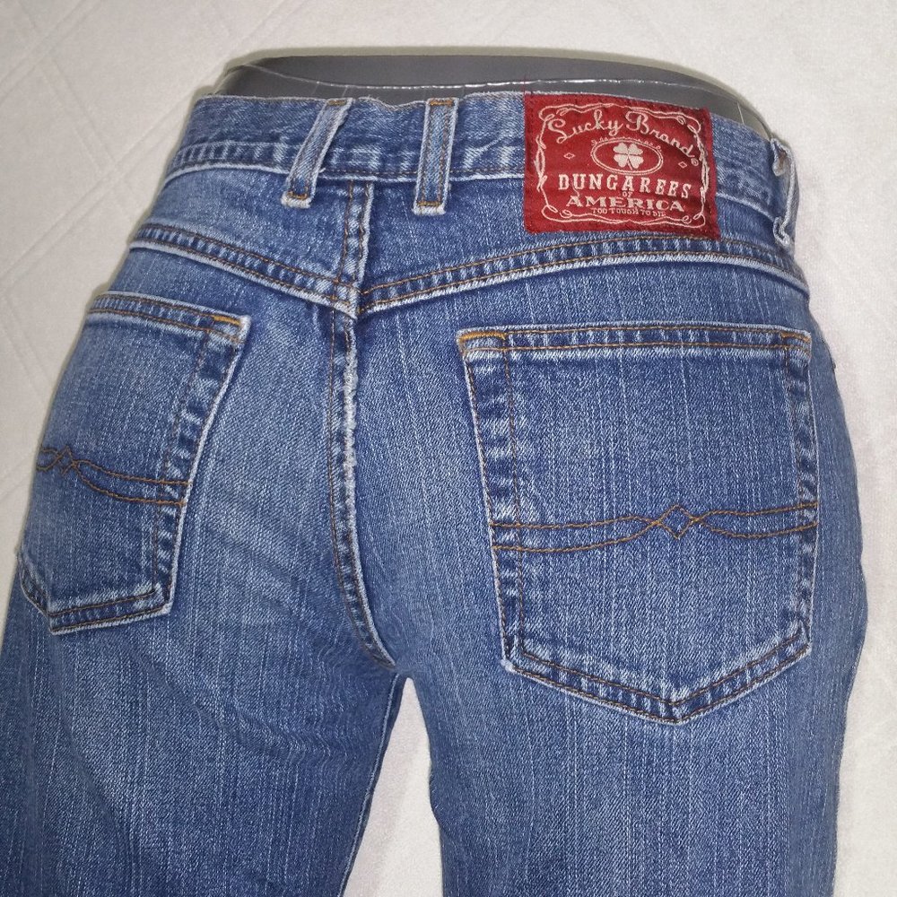 Lucky Brand Dungarees Size 10/30 Regular "Mid Rise Flare" Jeans